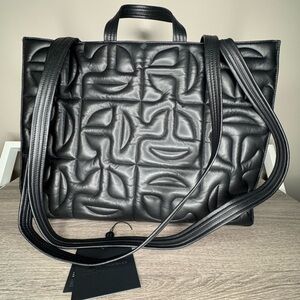 Telfar x Moose Knuckles Quilted Large Shopper - Lambskin Leather